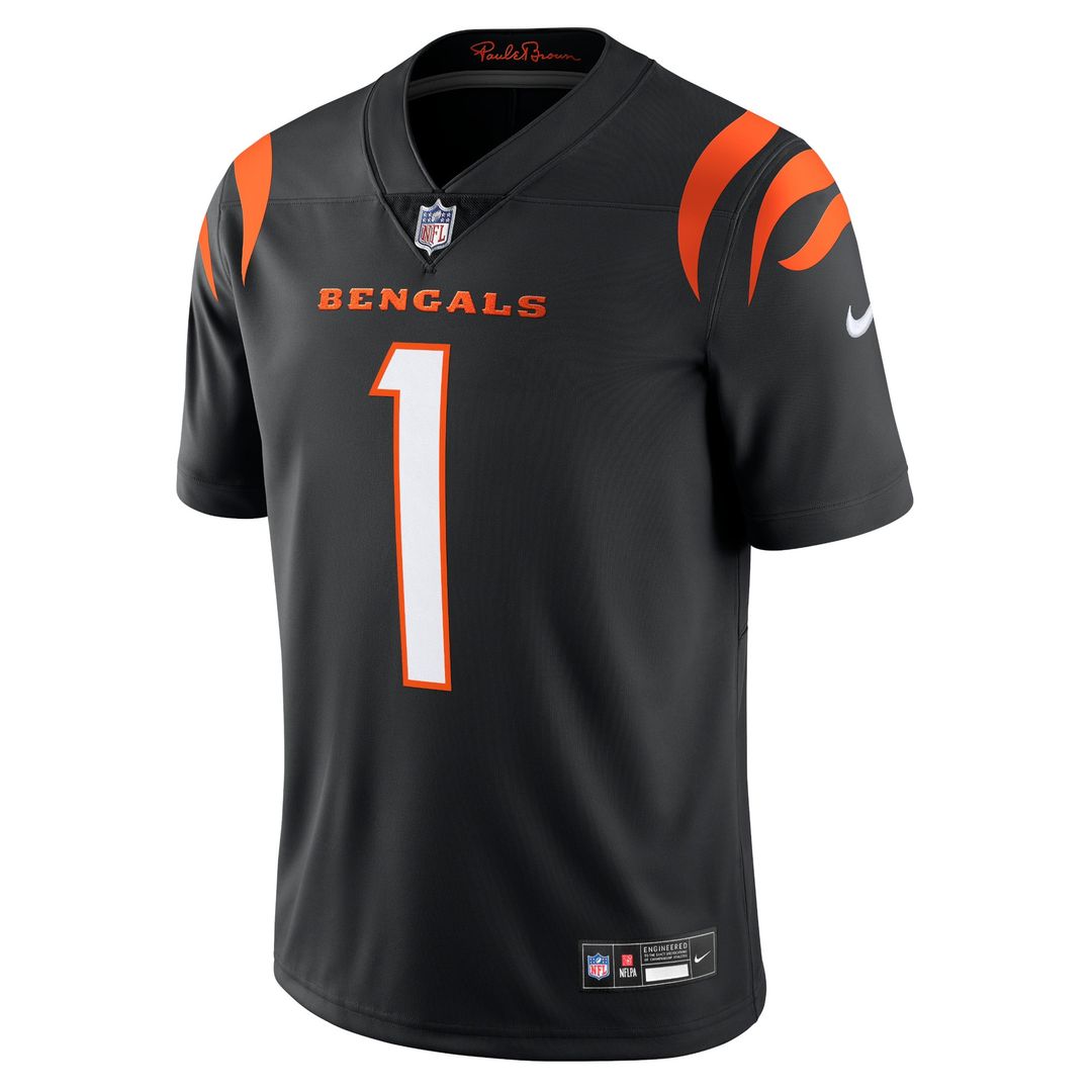 Ja'Marr Chase Cincinnati Bengals Nike Black Vapor Untouchable Limited Jersey