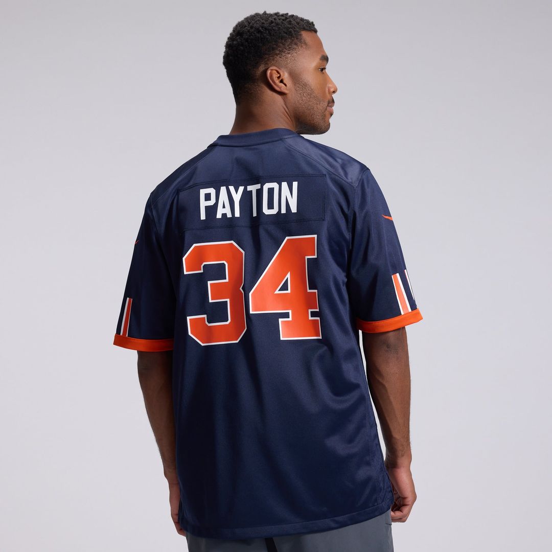Walter Payton Chicago Bears Nike Navy 2026 Rivalries Collection Game Jersey