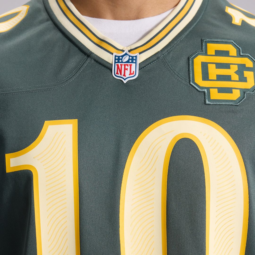 Jordan Love Green Bay Packers Nike Green 2026 Rivalries Collection Game Jersey