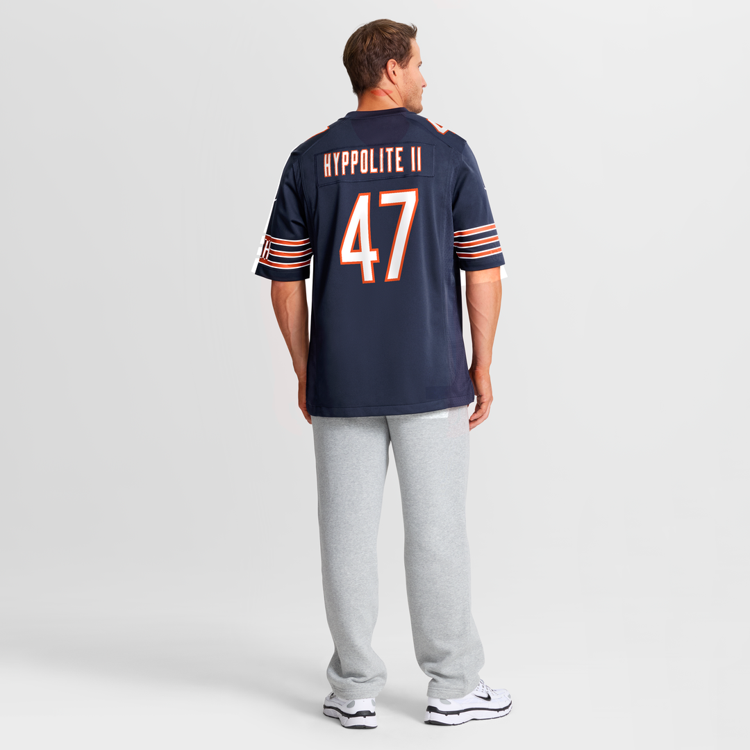 Ruben Hyppolite II Chicago Bears Nike Navy Team Game Jersey