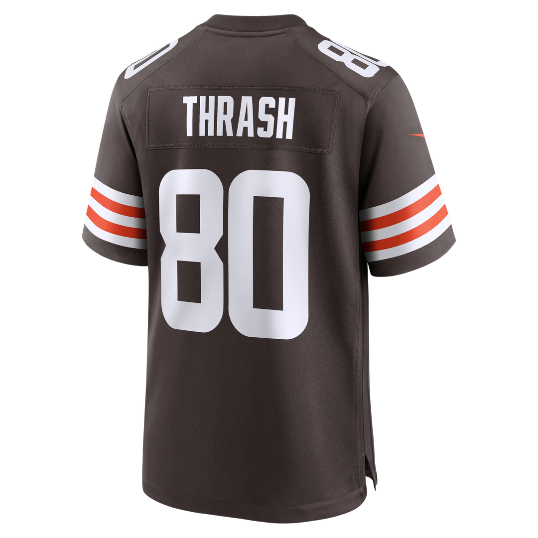 Jamari Thrash Cleveland Browns Nike Brown Team Game Jersey