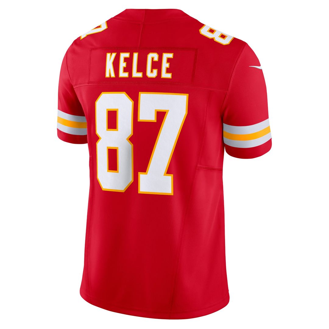 Travis Kelce Kansas City Chiefs Nike Red Vapor F.U.S.E. Limited Jersey
