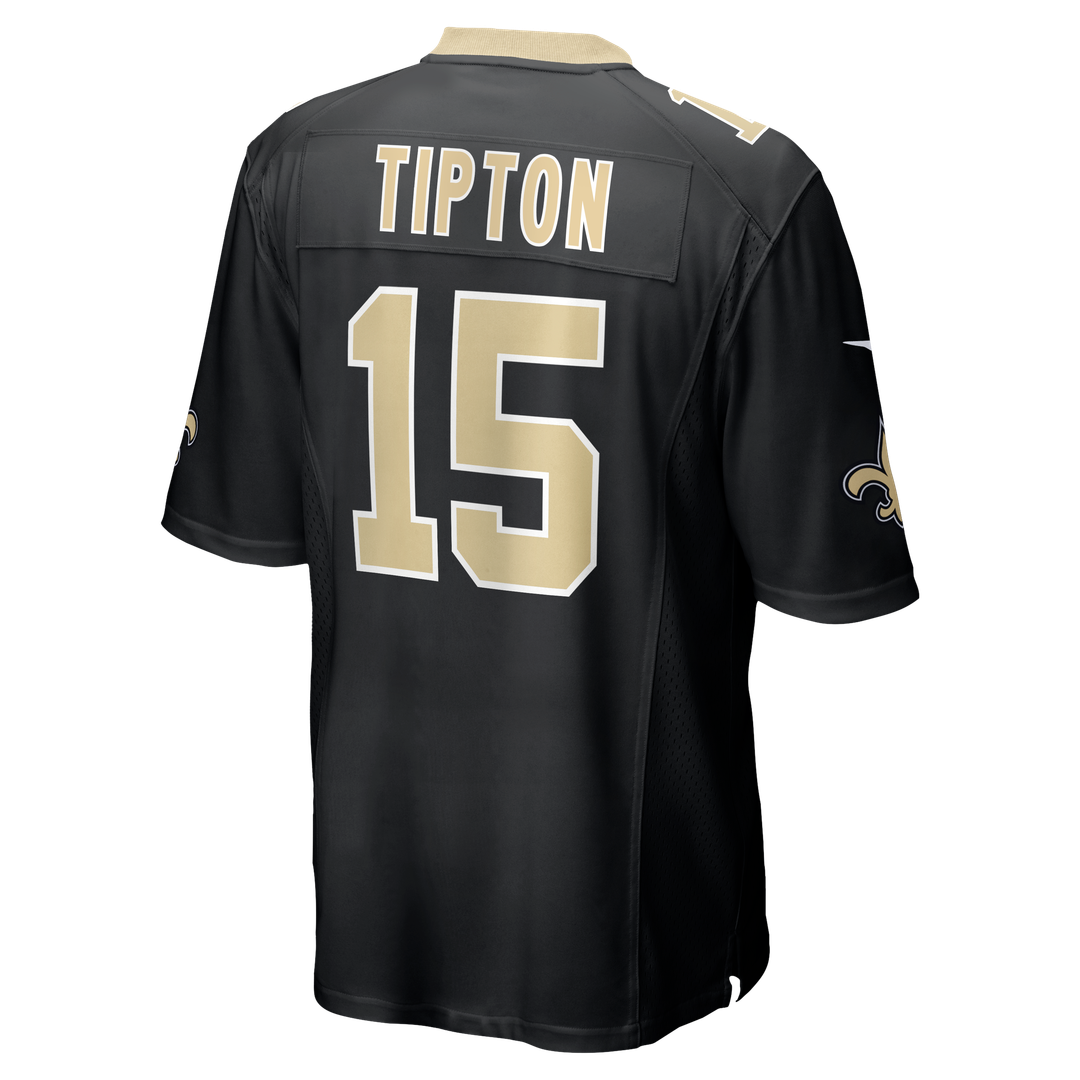 Mason Tipton New Orleans Saints Nike Black Team Game Jersey