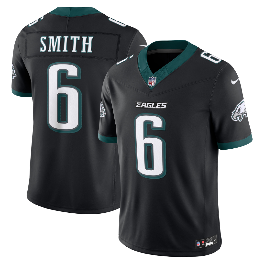 DeVonta Smith Philadelphia Eagles Nike Black Alternate Vapor F.U.S.E. Stitched Limited Jersey