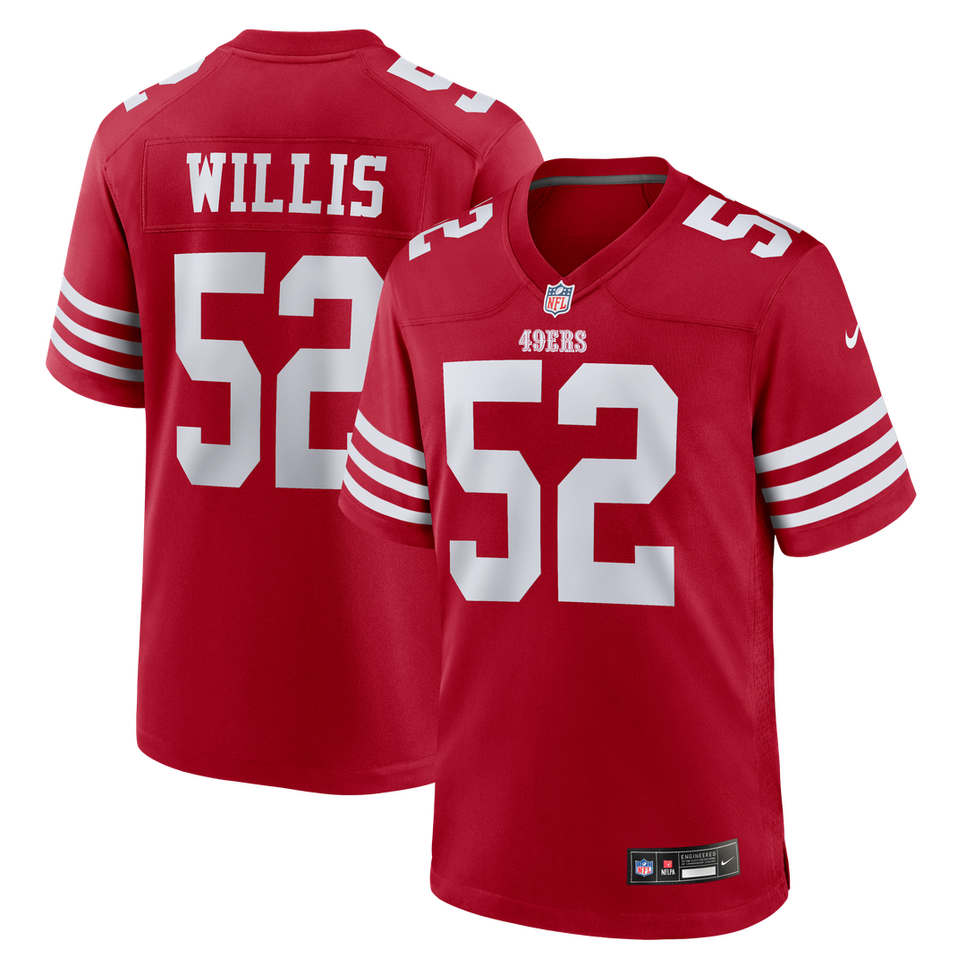 Patrick Willis San Francisco 49ers Nike Scarlet Retired Player Game Jersey