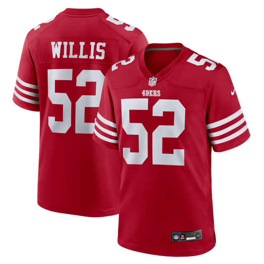 Patrick Willis San Francisco 49ers Nike Scarlet Retired Player Game Jersey