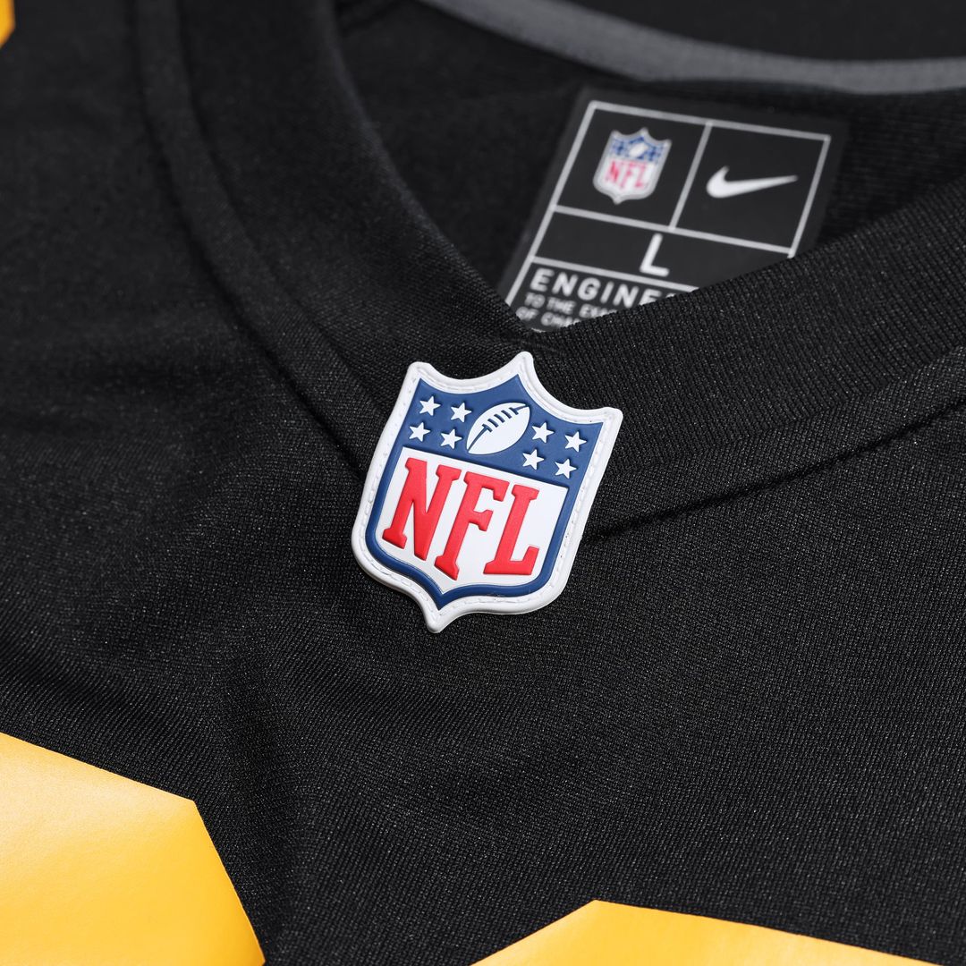 Aaron Rodgers Pittsburgh Steelers Nike Black Alternate Game Jersey