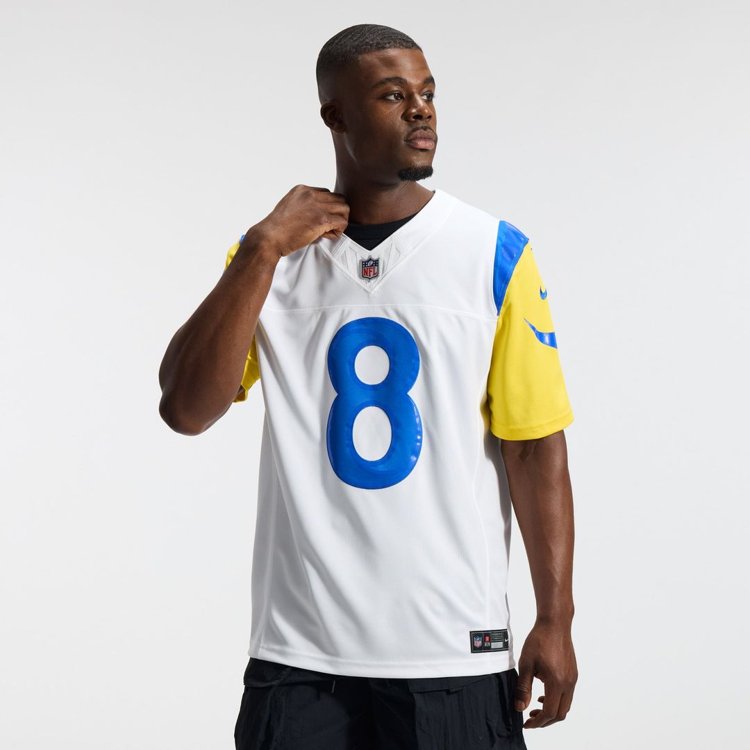 Jared Verse Los Angeles Rams Nike White Vapor F.U.S.E. Stitched Limited Jersey