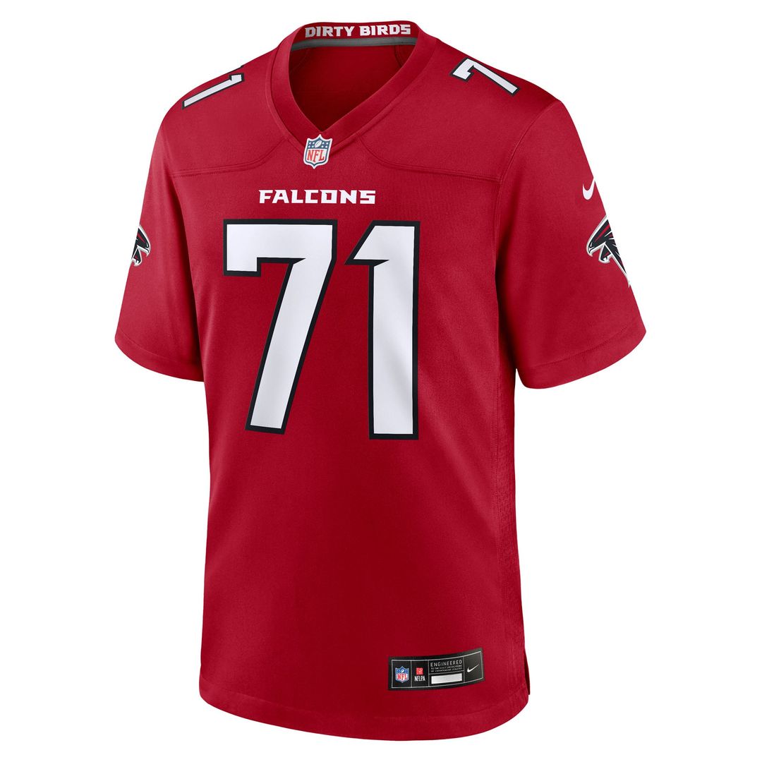 Jawaan Taylor Atlanta Falcons Nike Red Team Game Jersey