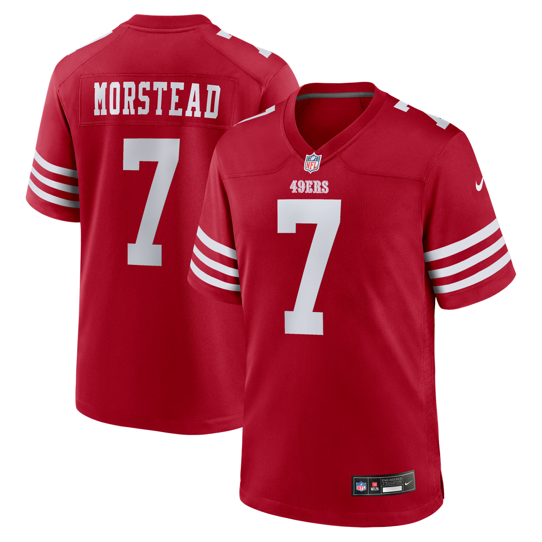 Thomas Morstead San Francisco 49ers Nike Scarlet Team Game Jersey