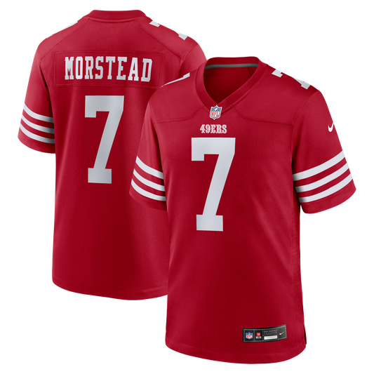 Thomas Morstead San Francisco 49ers Nike Scarlet Team Game Jersey