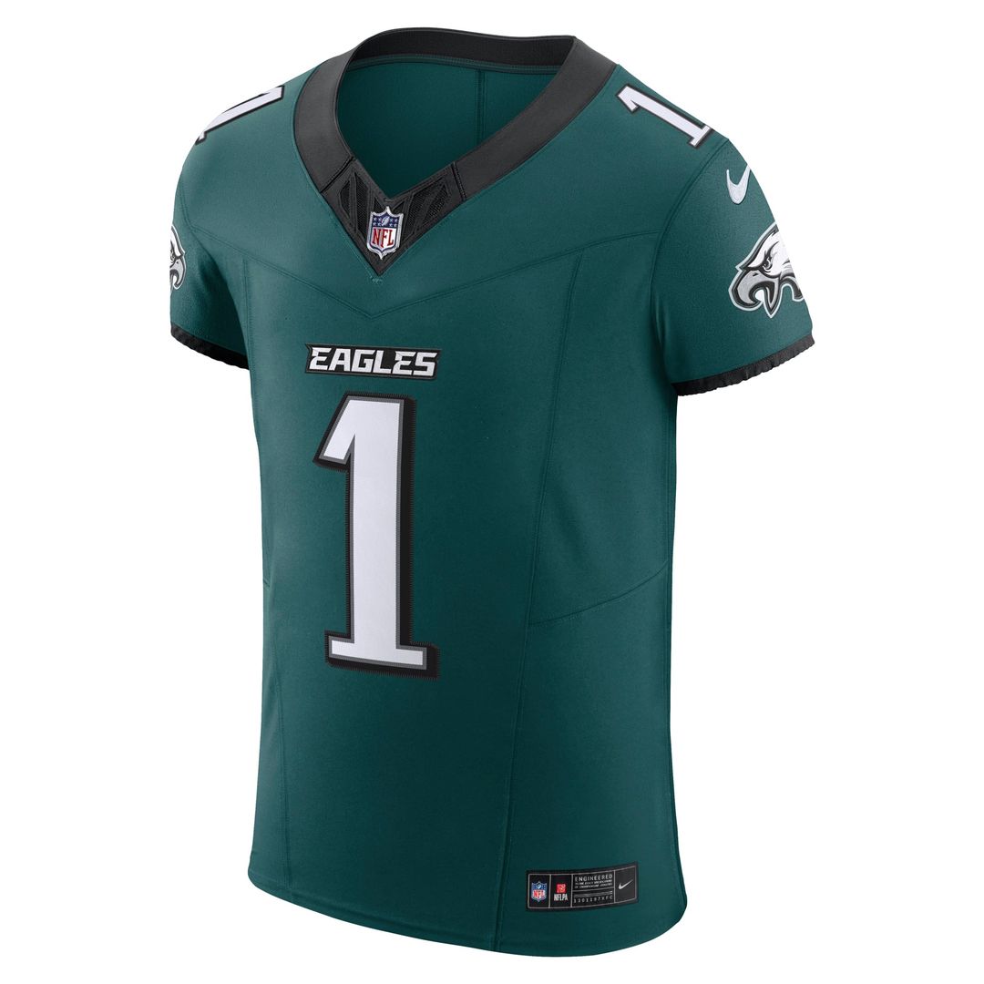 Jalen Hurts Philadelphia Eagles Nike Midnight Green Team Vapor F.U.S.E. Elite Jersey