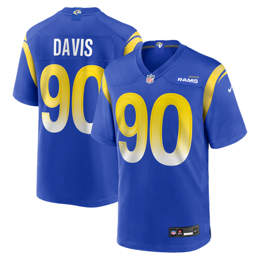 Tyler Davis Los Angeles Rams Nike Royal Team Game Jersey