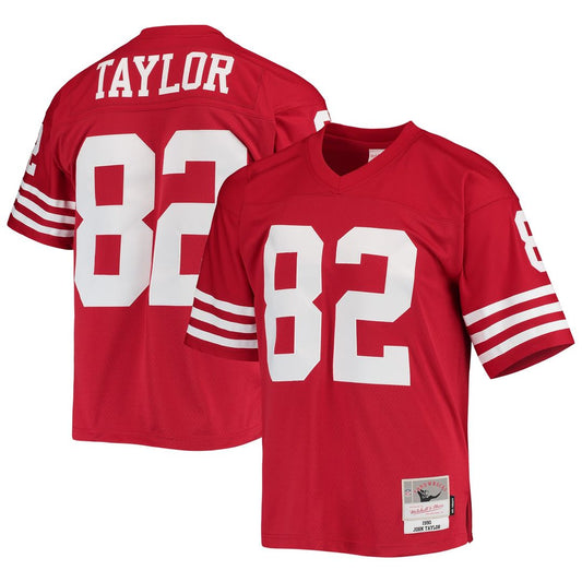John Taylor San Francisco 49ers Mitchell & Ness Scarlet Legacy Replica Jersey
