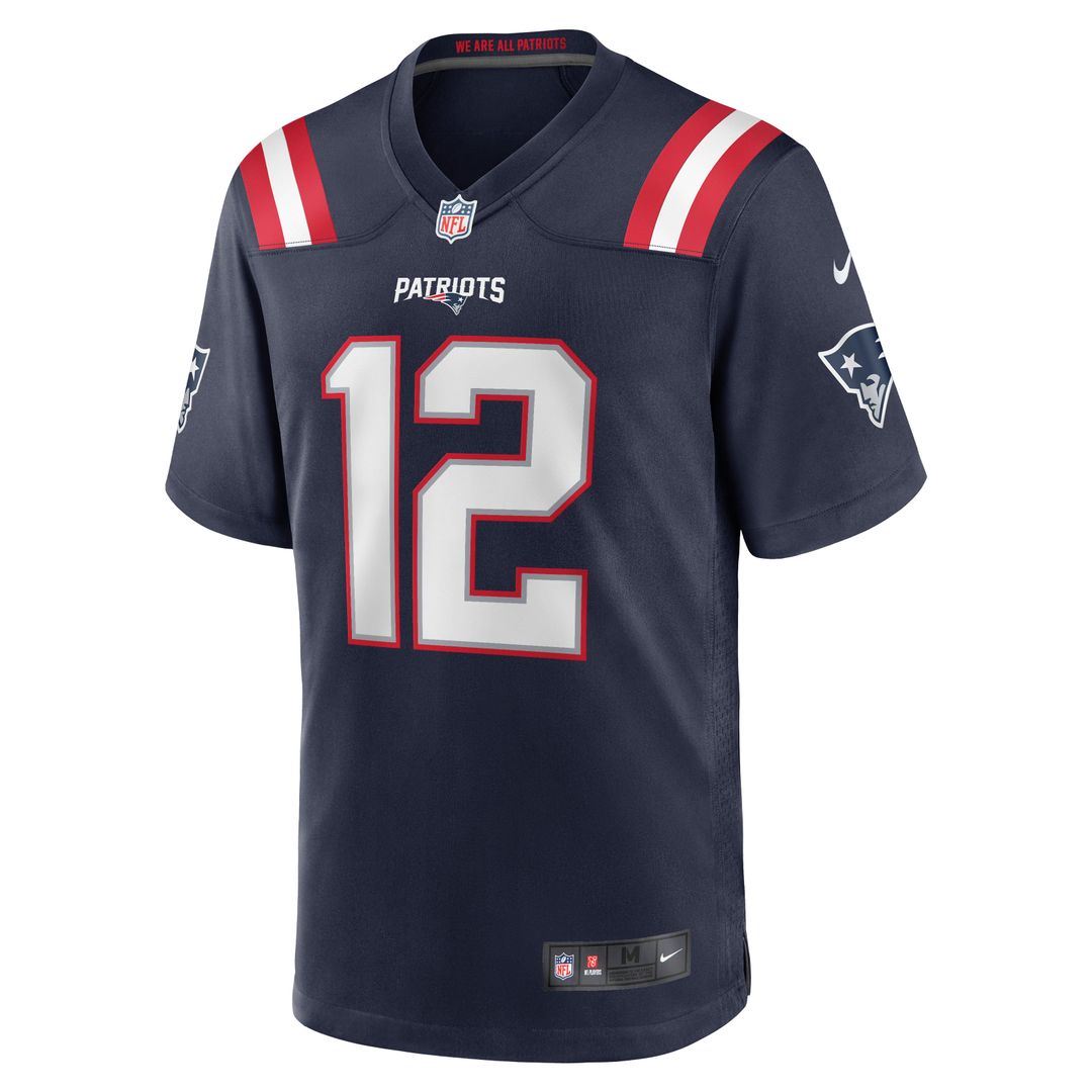 Tom Brady New England Patriots Nike White Retired Game Jersey