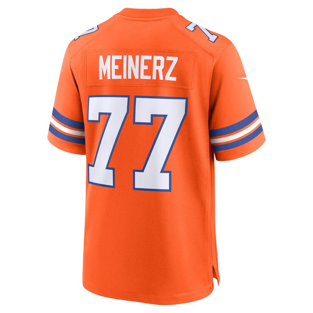 Quinn Meinerz Denver Broncos Nike Orange Alternate Game Jersey
