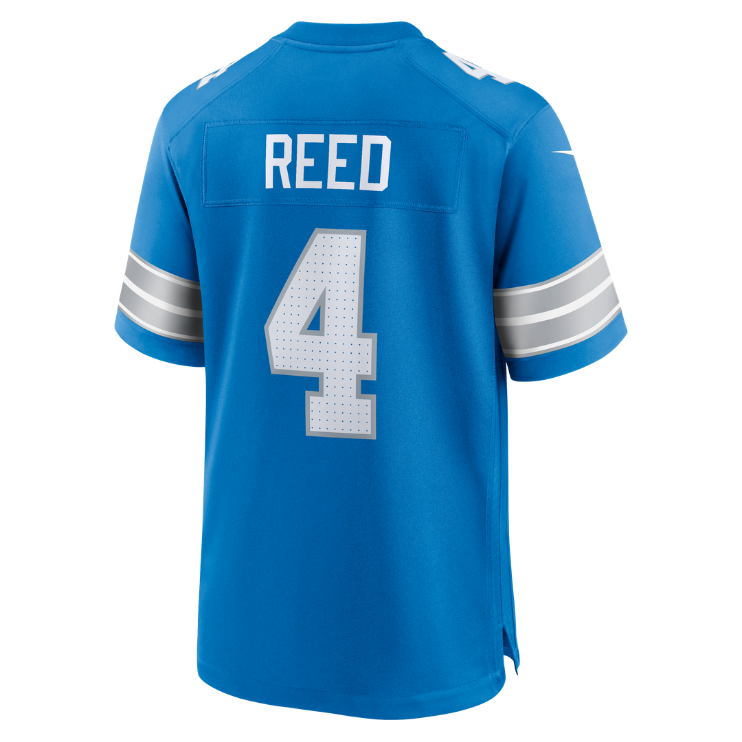 D.J. Reed Detroit Lions Nike Blue Team Game Jersey