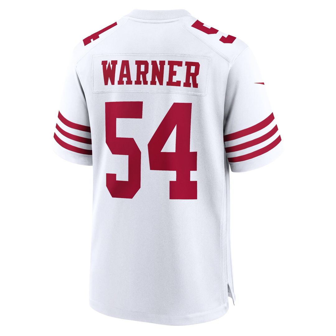 Fred Warner San Francisco 49ers Nike White Player Game Jersey