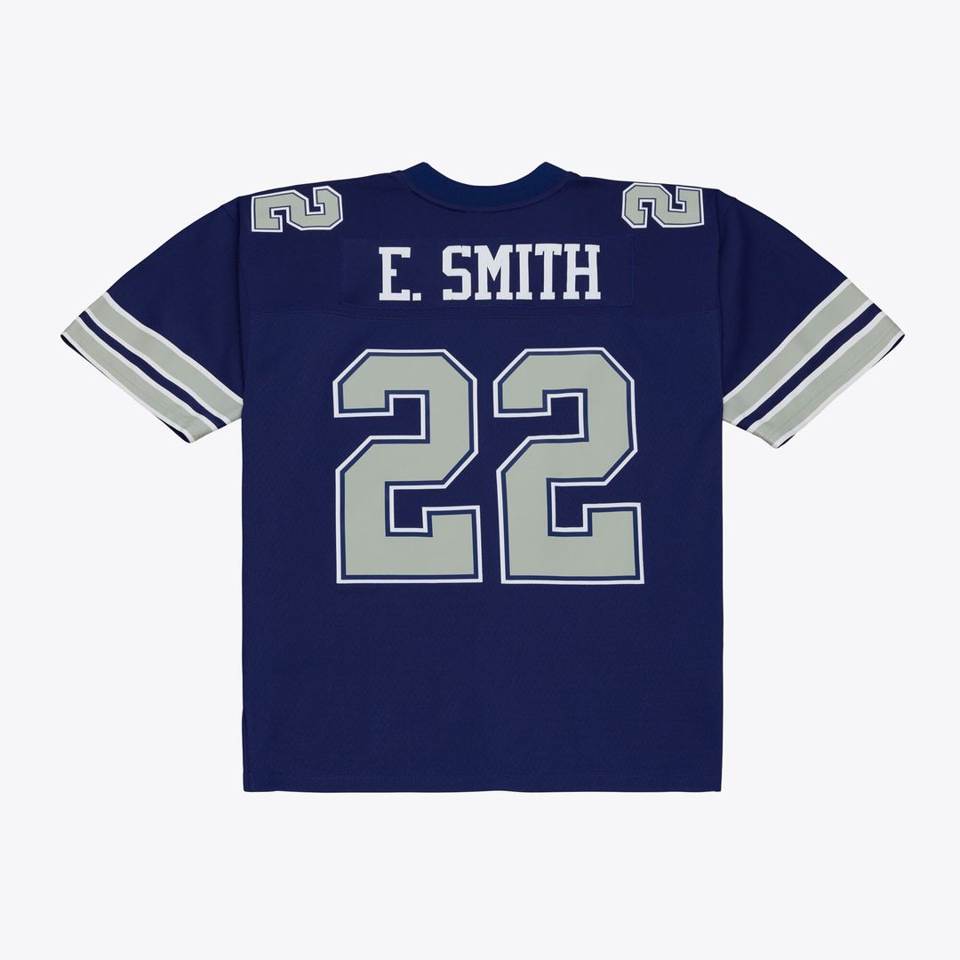 Emmitt Smith Dallas Cowboys Mitchell & Ness Navy Retired Legacy Replica Player Jersey
