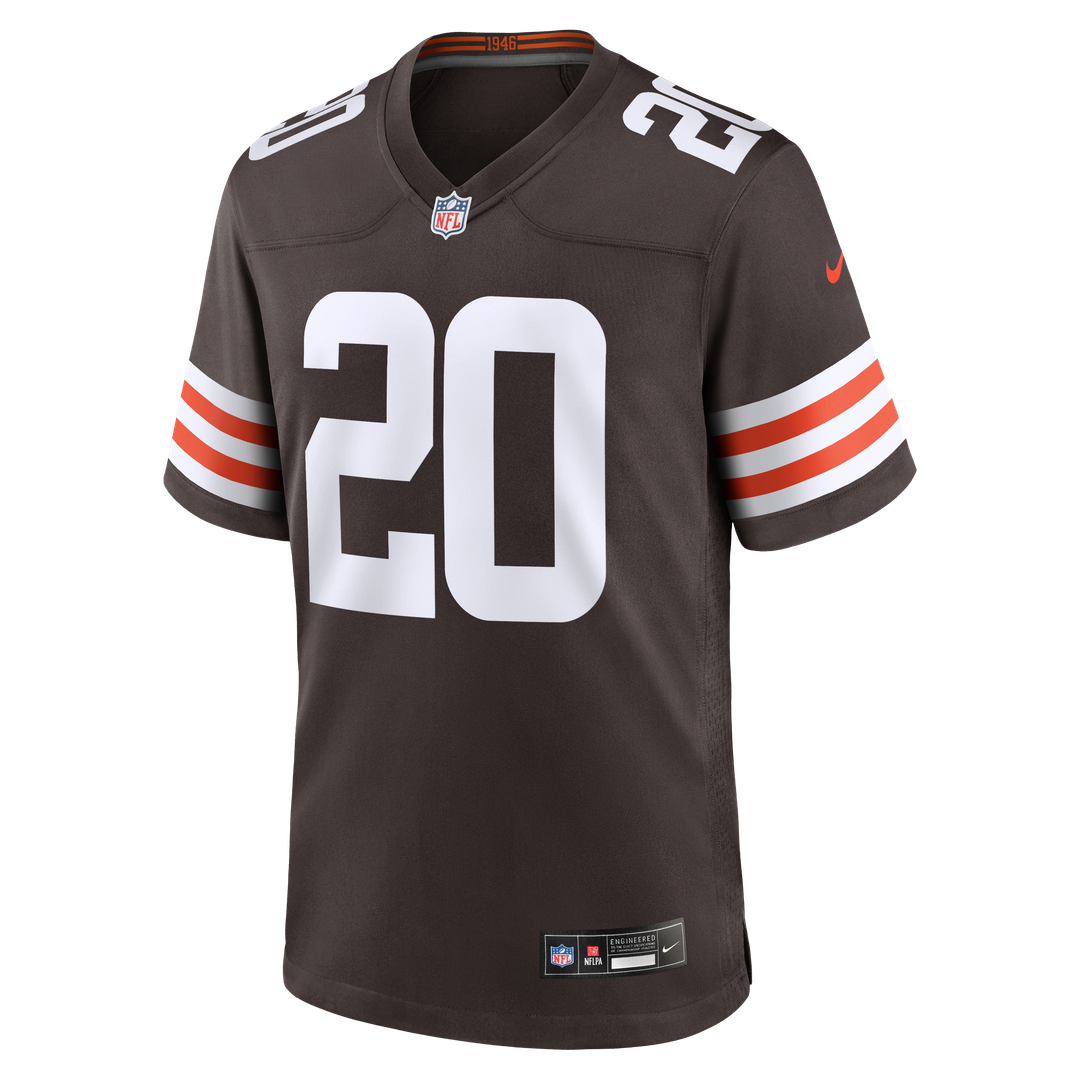 Greg Newsome II Cleveland Browns Nike Brown Game Jersey