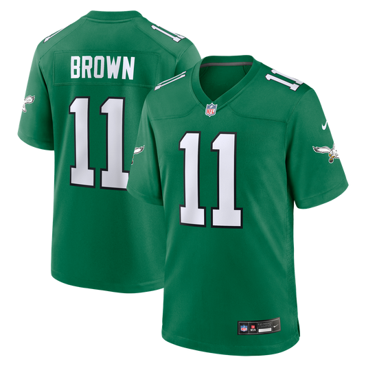 A.J. Brown Philadelphia Eagles Nike Kelly Green Alternate Game Player Jersey
