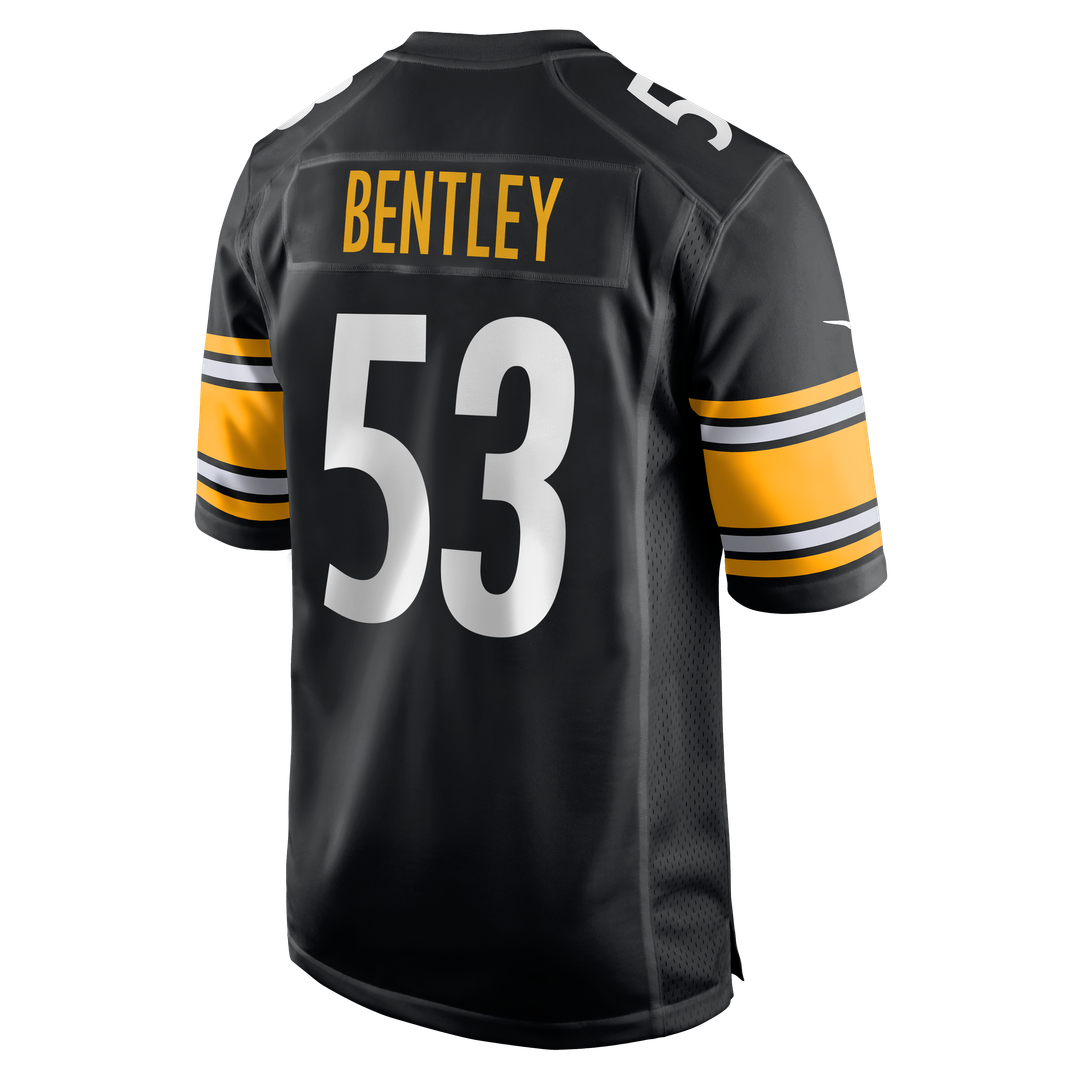 JaWhaun Bentley Pittsburgh Steelers Nike Black Team Game Jersey