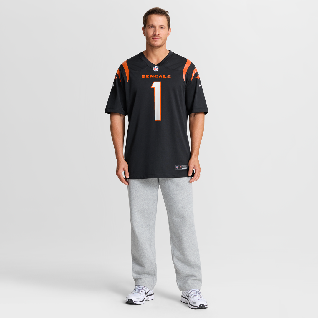 Ja'Marr Chase Cincinnati Bengals Nike Black Game Jersey
