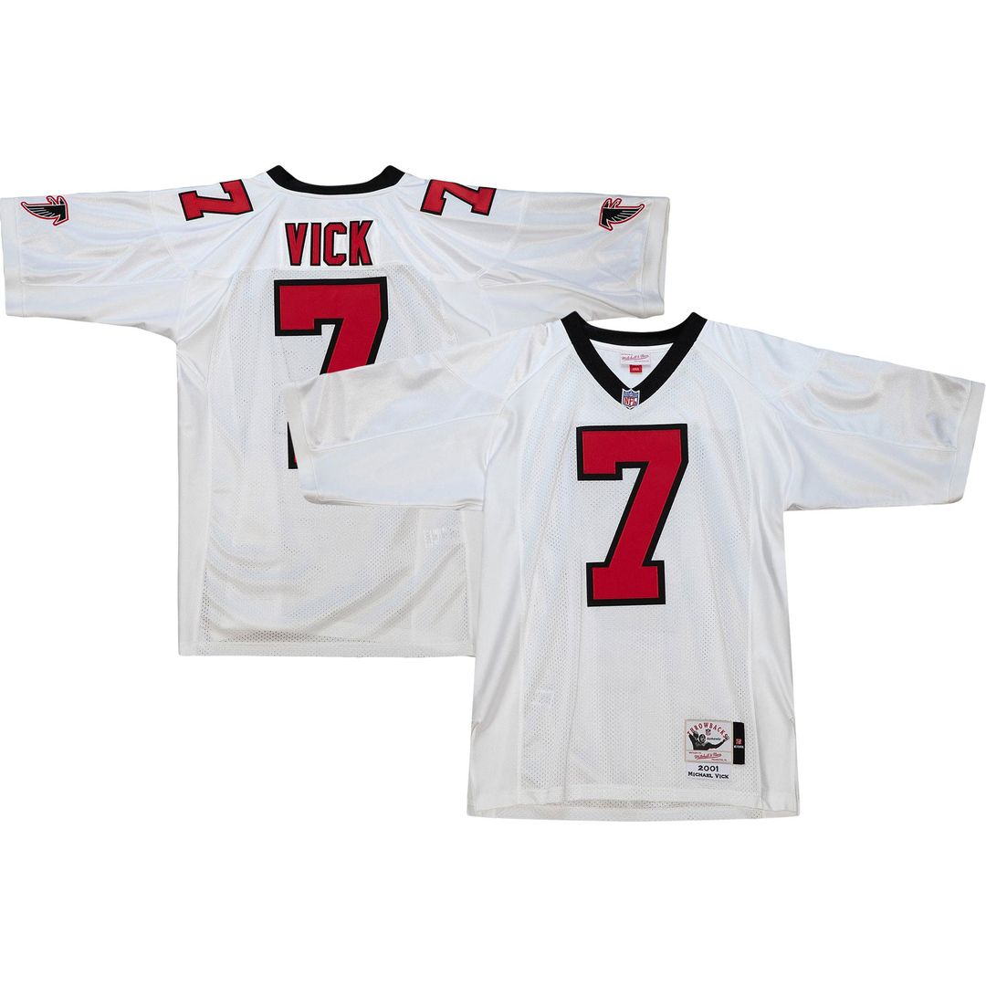 Michael Vick Atlanta Falcons 2003 Mitchell & Ness Red Authentic Throwback Retired Player Jersey