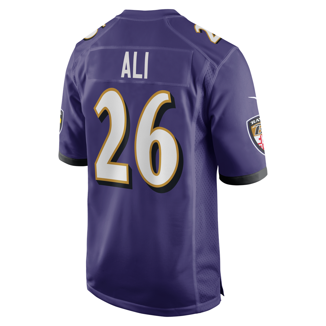 Rasheen Ali Baltimore Ravens Nike Purple Team Game Jersey