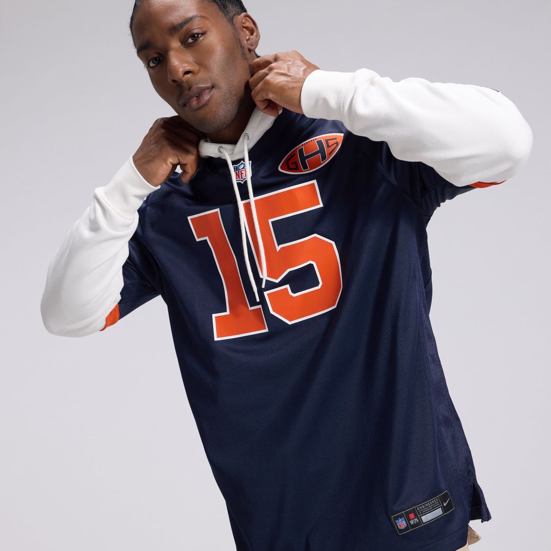 Rome Odunze Chicago Bears Nike Navy 2026 Rivalries Collection Game Jersey