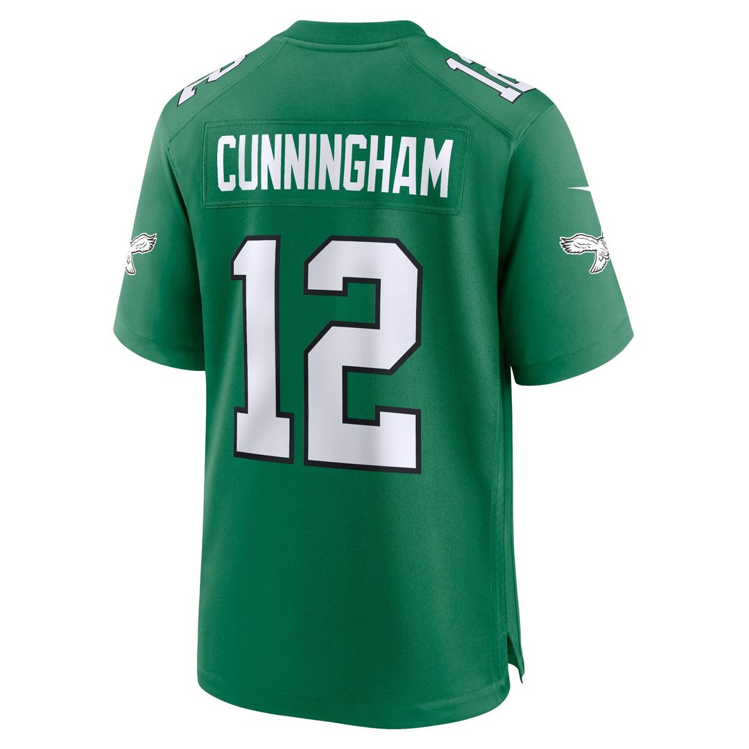 Randall Cunningham Philadelphia Eagles Nike Kelly Green Alternate Retired Player Game Jersey