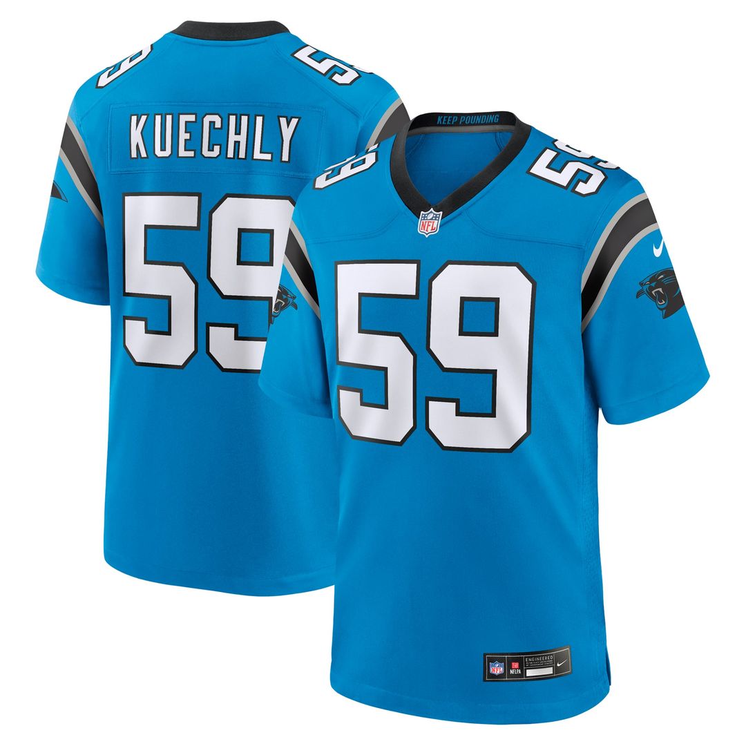 Luke Kuechly Carolina Panthers Nike Black Team Game Jersey