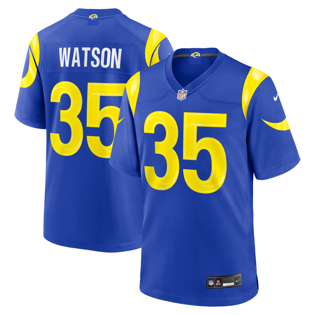 Jaylen Watson Los Angeles Rams Nike Royal Team Game Jersey
