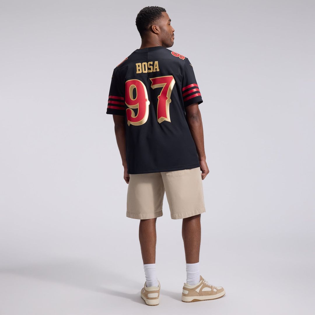 Nick Bosa San Francisco 49ers Nike Black Rivalries Collection Stitched Limited Jersey
