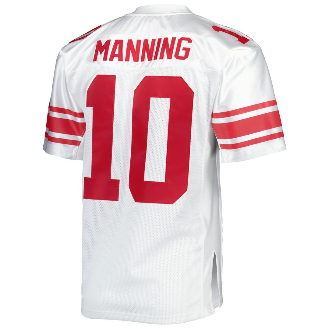 Eli Manning New York Giants 2007 Mitchell & Ness White Authentic Throwback Retired Player Jersey