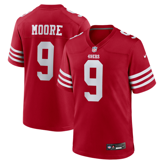 Skyy Moore San Francisco 49ers Nike Scarlet Team Game Jersey