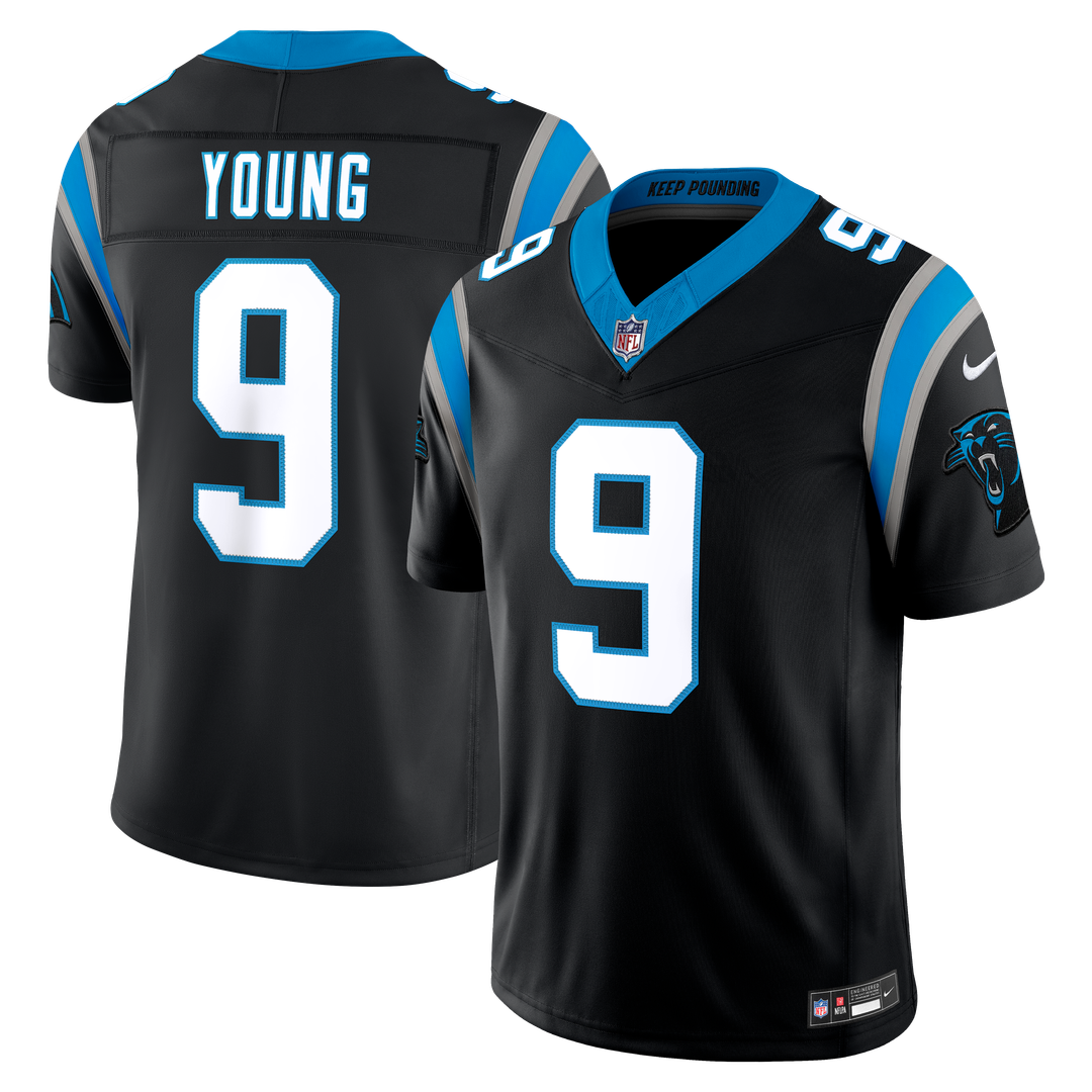 Bryce Young Carolina Panthers Nike Blue Alternate Vapor F.U.S.E. Stitched Limited Jersey