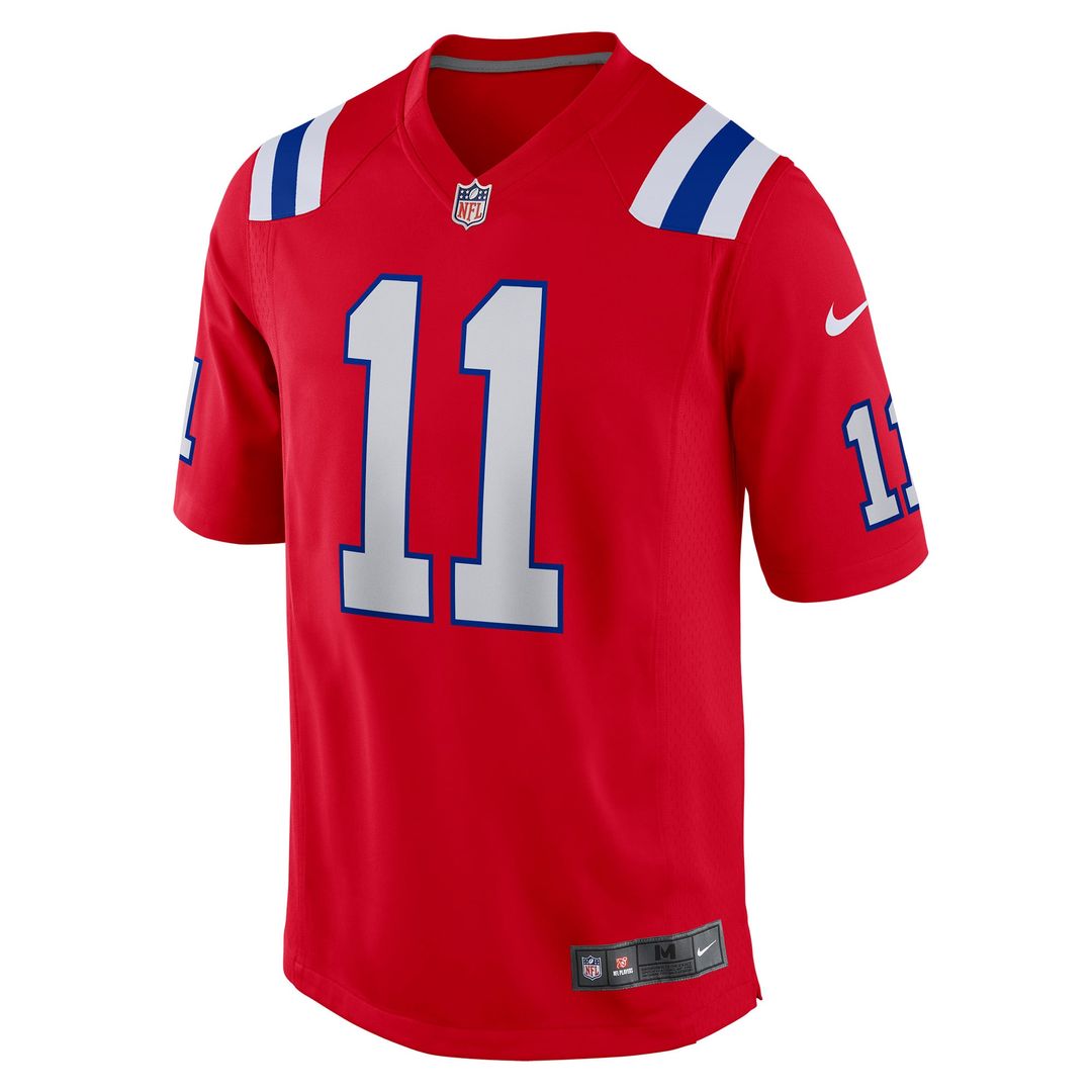 Drew Bledsoe New England Patriots Nike Red Retired Player Alternate Game Jersey