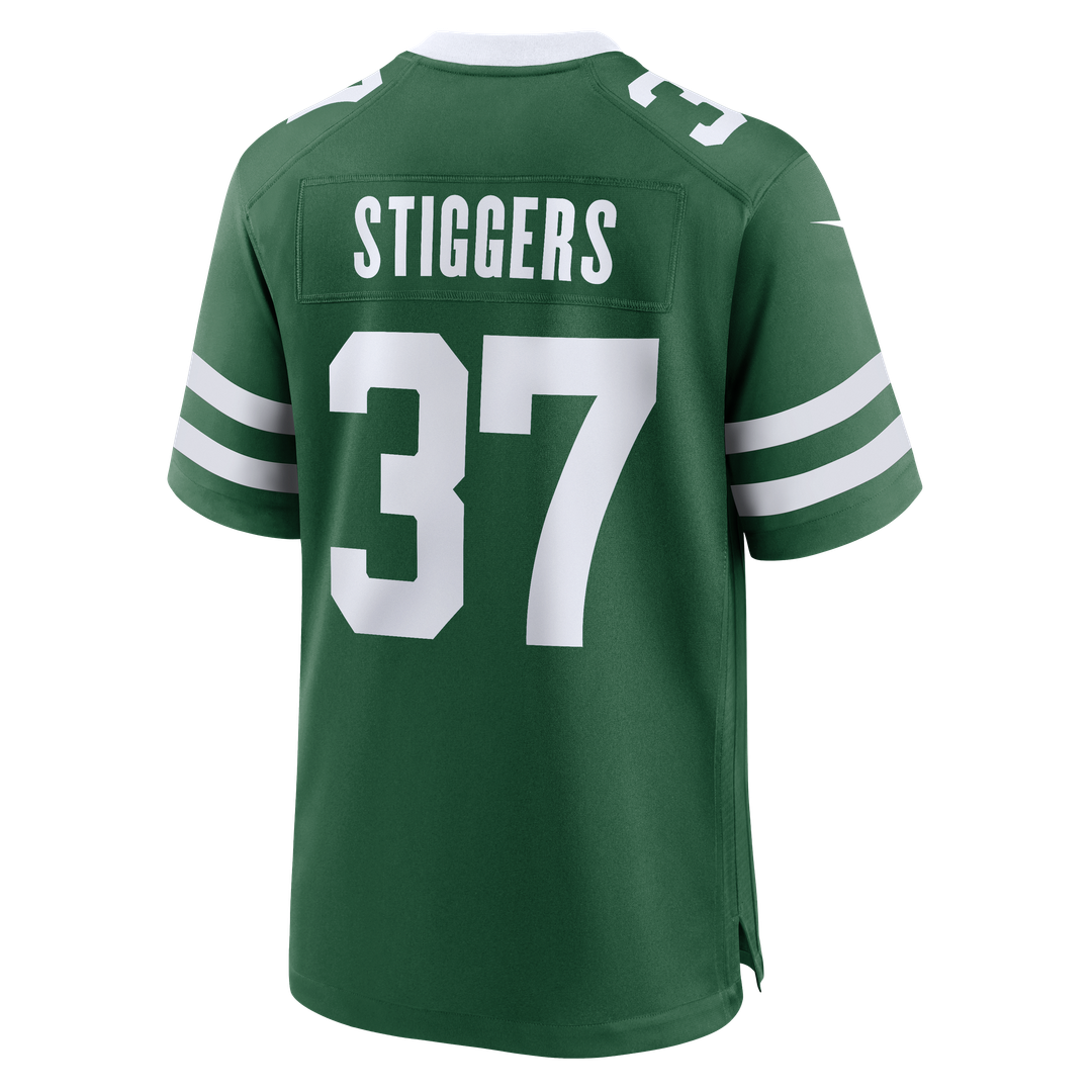 Qwan'tez Stiggers New York Jets Nike Legacy Green Team Game Jersey