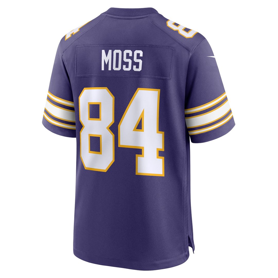 Randy Moss Minnesota Vikings Nike Purple Classic Retired Player Game Jersey