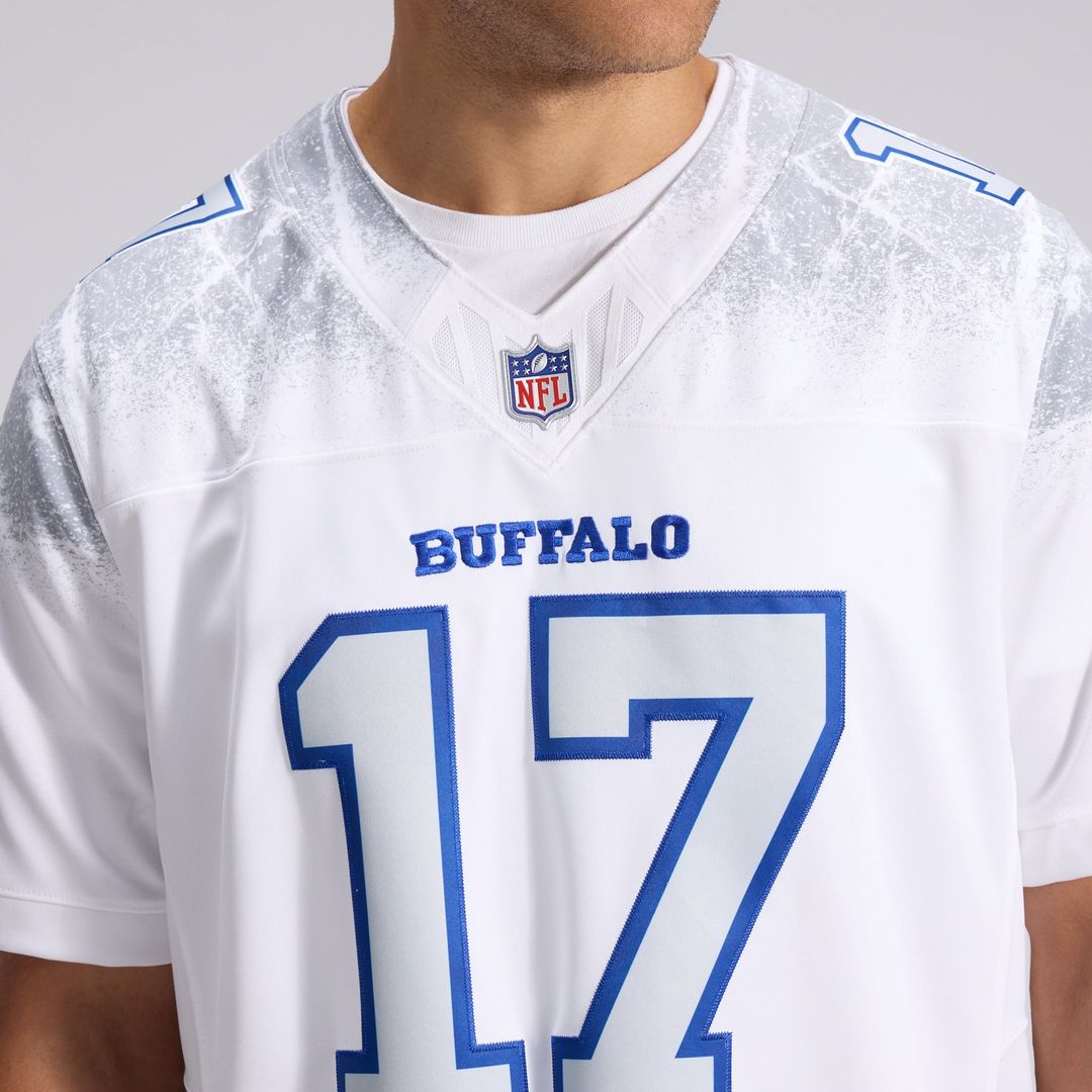 Josh Allen Buffalo Bills Nike White Rivalries Collection Stitched Limited Jersey