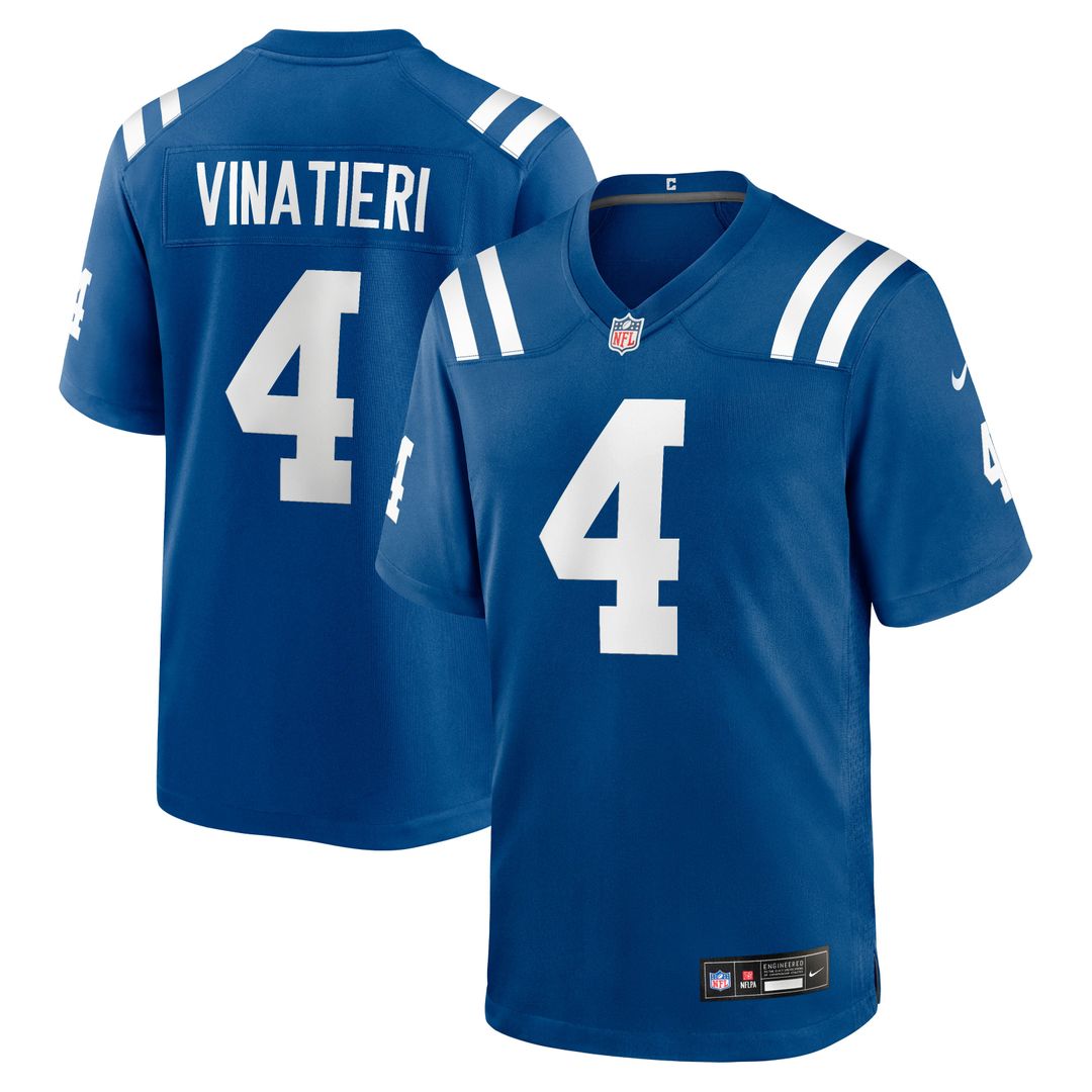 Adam Vinatieri Indianapolis Colts Nike Royal Team Retired Game Jersey