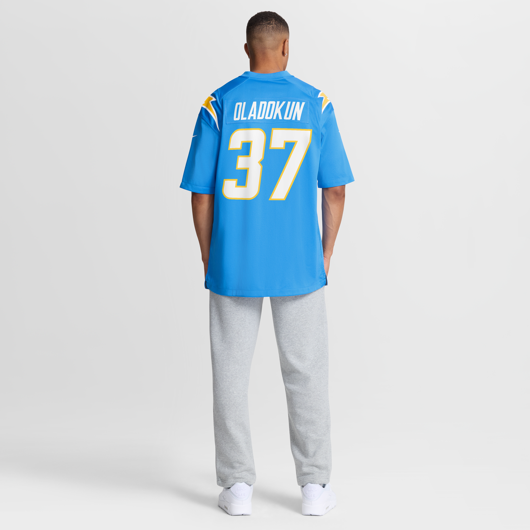Jordan Oladokun Los Angeles Chargers Nike Powder Blue Team Game Jersey
