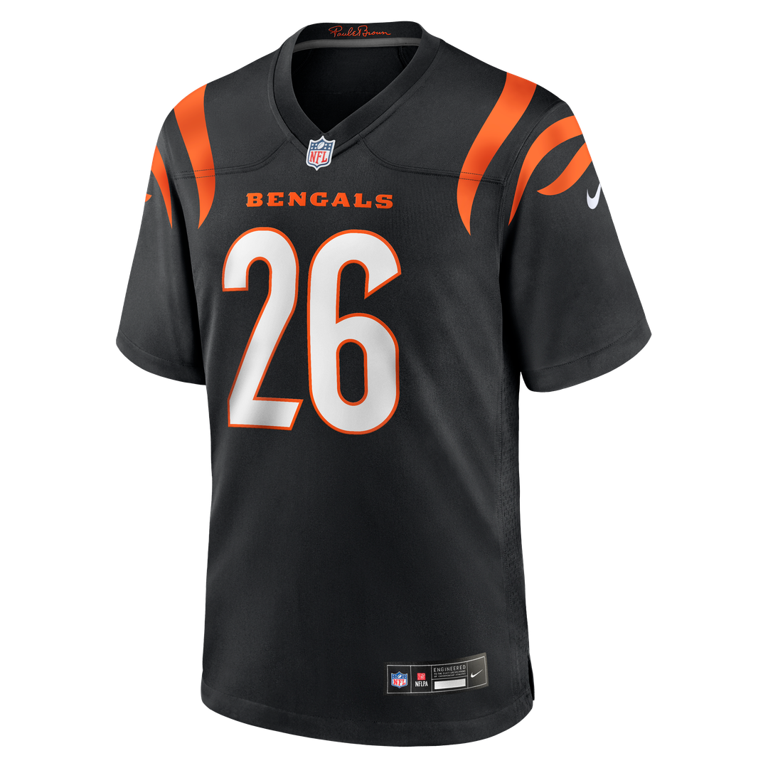 Ja'Sir Taylor Cincinnati Bengals Nike Black Team Game Jersey