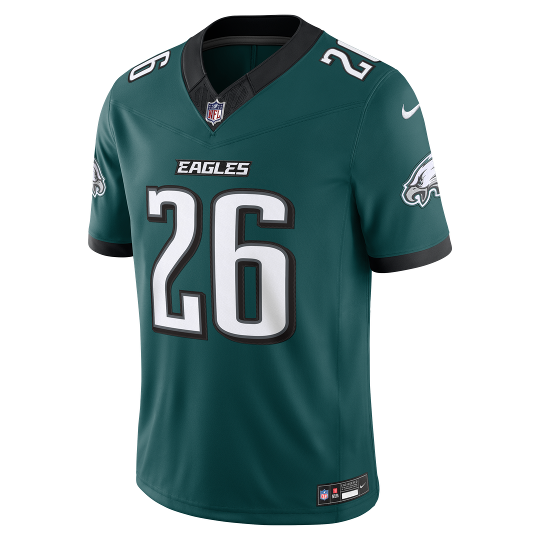 Saquon Barkley Philadelphia Eagles Nike White Vapor F.U.S.E. Stitched Limited Jersey