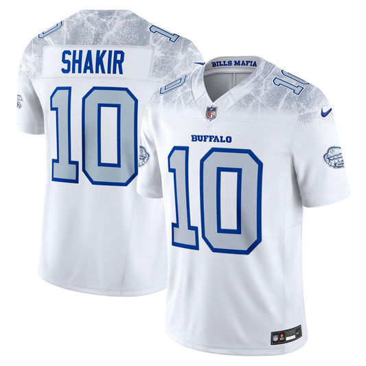 Khalil Shakir Buffalo Bills Nike White Rivalries Collection Stitched Limited Jersey