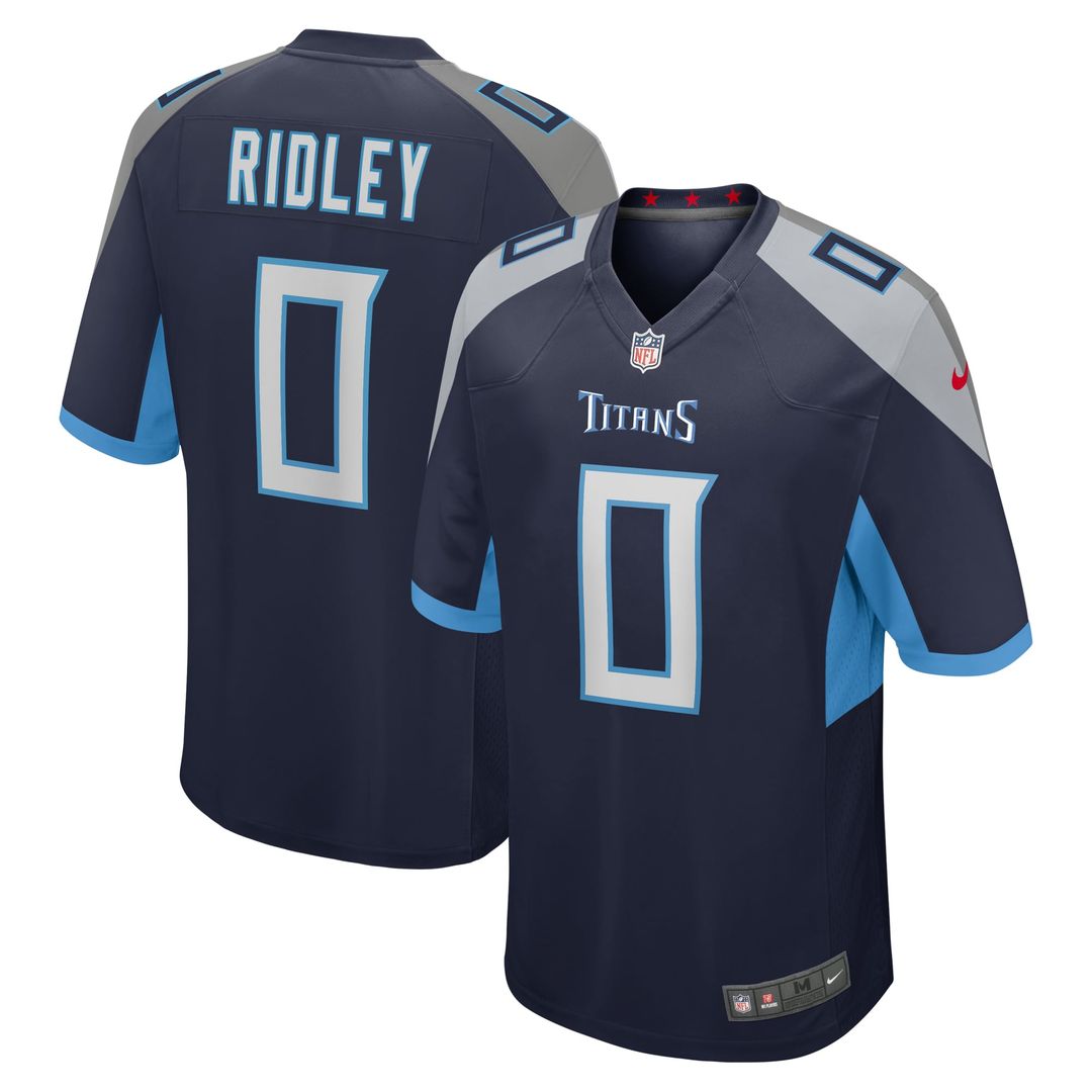 Calvin Ridley Tennessee Titans Nike Light Blue Team Game Jersey