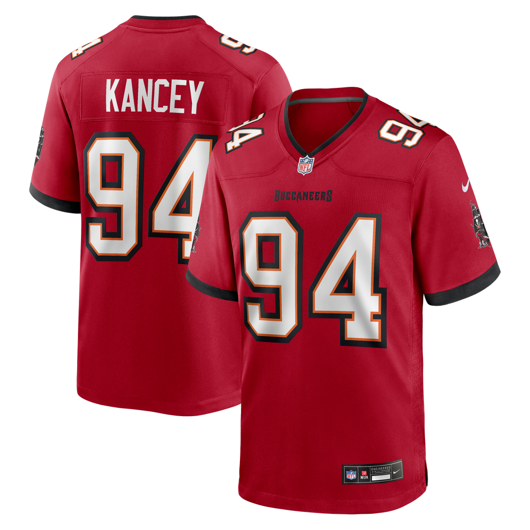 Calijah Kancey Tampa Bay Buccaneers Nike Red Game Jersey
