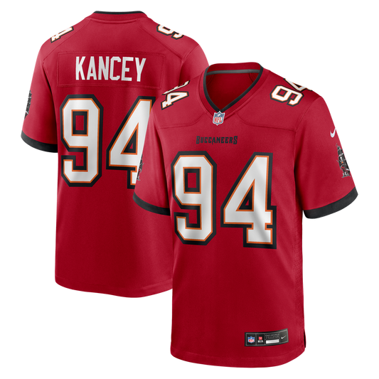 Calijah Kancey Tampa Bay Buccaneers Nike Red Game Jersey