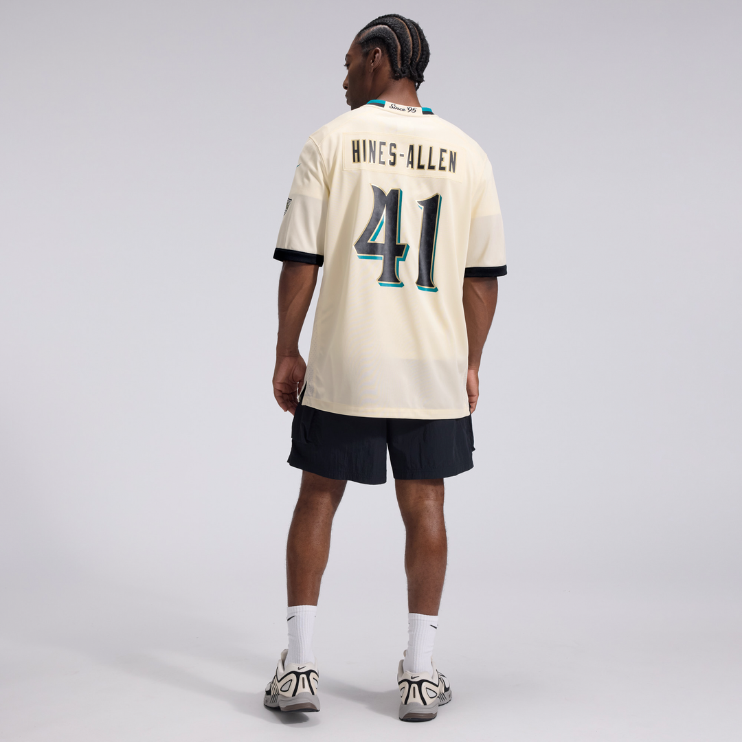Josh Hines-Allen Jacksonville Jaguars Nike Natural 2026 Rivalries Collection Game Jersey